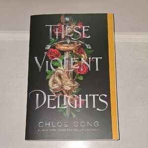 Amazon Black and Gold 'These Violent Delights' Book